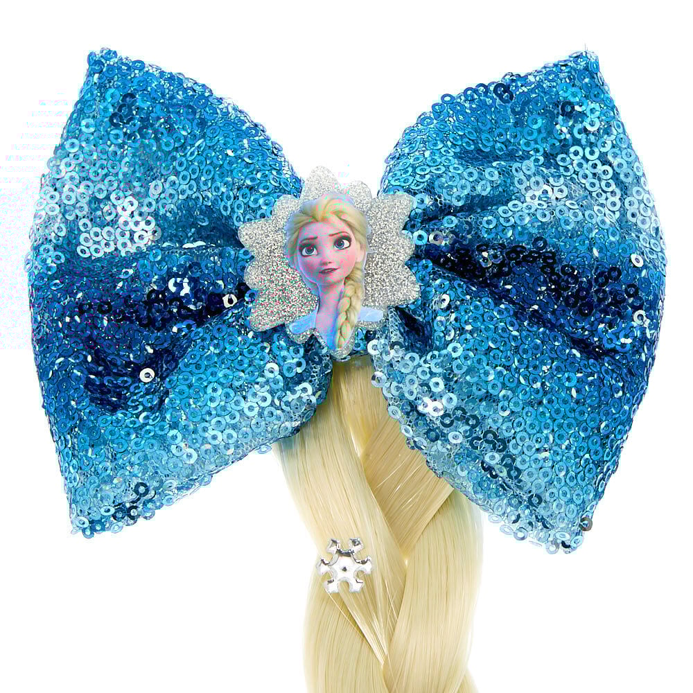 ©Disney Frozen 2 Elsa Fake Braid & Sequin Bow Hair,