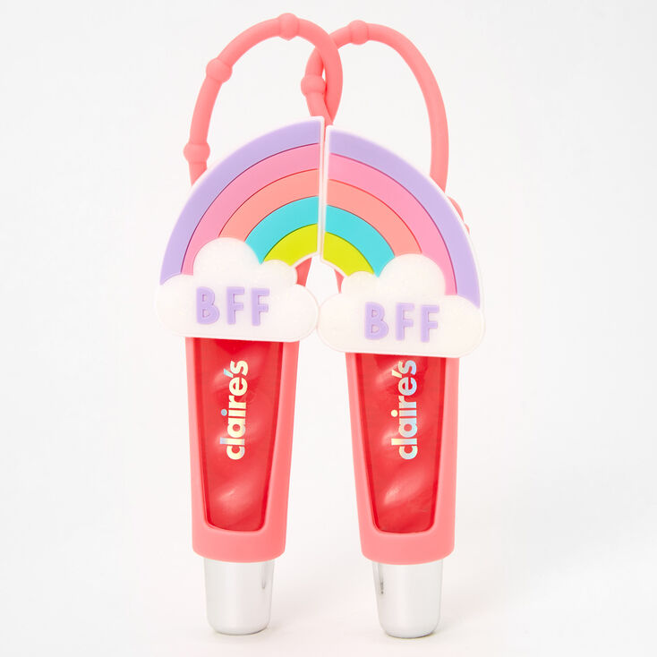 BFF Rainbow Lip Gloss Tubes - 2 Pack,