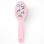 Mini brosse &agrave; cheveux plate princesse bling bling Claire&#39;s&nbsp;Club - Rose,
