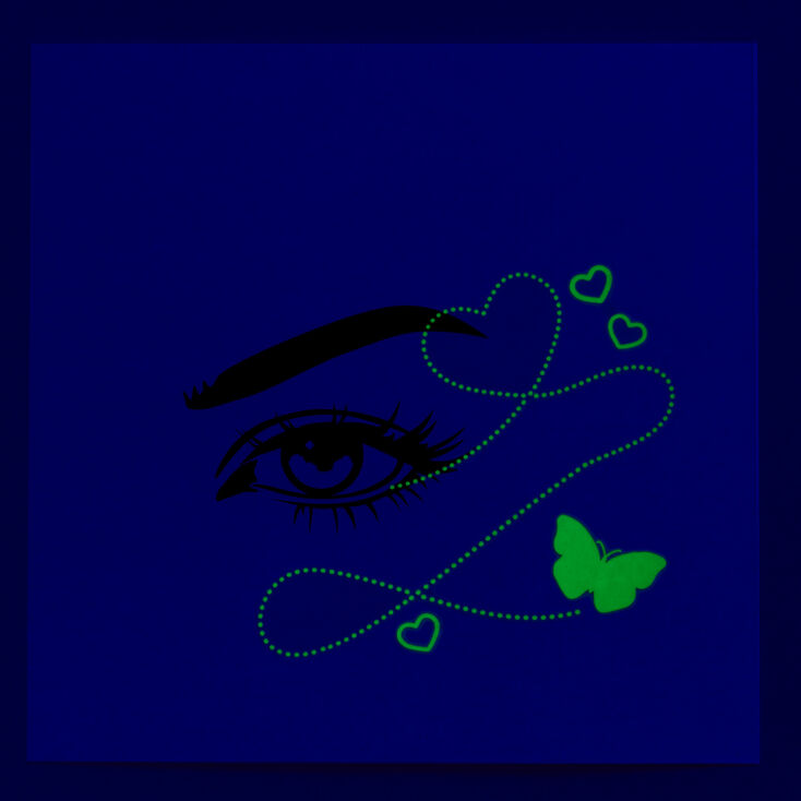Glow in the Dark Butterfly Eye Gems,