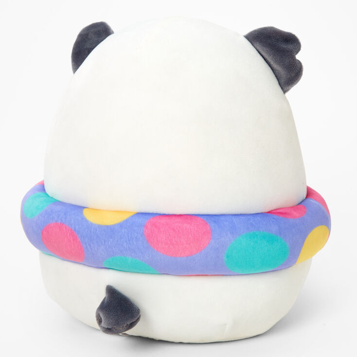 Squishmallows&trade; 8&quot; Claire&#39;s Exclusive Pool Party Panda Plush Toy,