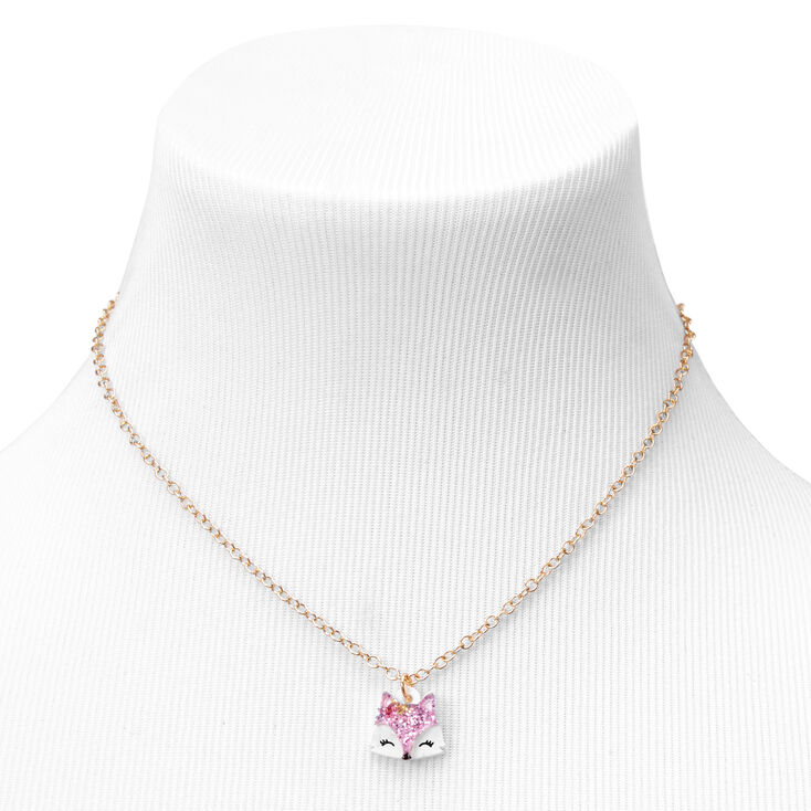 Claire&#39;s Club Pink Fox Jewelry Set - 3 Pack,