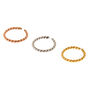 Mixed Metal 18G Twisted Cartilage Hoop Earrings - 3 Pack,