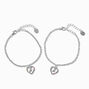 Best Friends Mama &amp; Mini Colored Heart Charm Bracelets - 2 Pack,