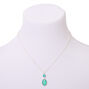 Silver Aquatic Pendant Necklace - Turquoise,