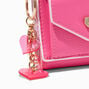 Heart Emblem Bright Pink Trifold Wallet,