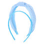 Claire&#39;s Club Solid Striped Headbands - Blue, 2 Pack,