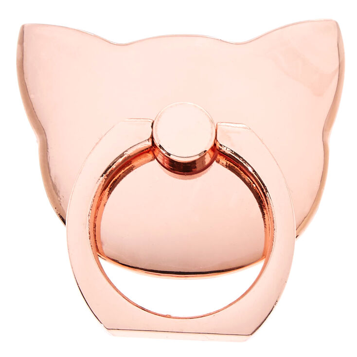 Rose Gold Cat Ring Stand,
