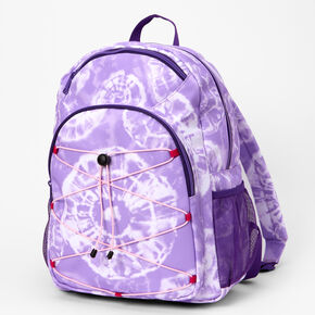 Purple Tie Dye Medium Backpack,