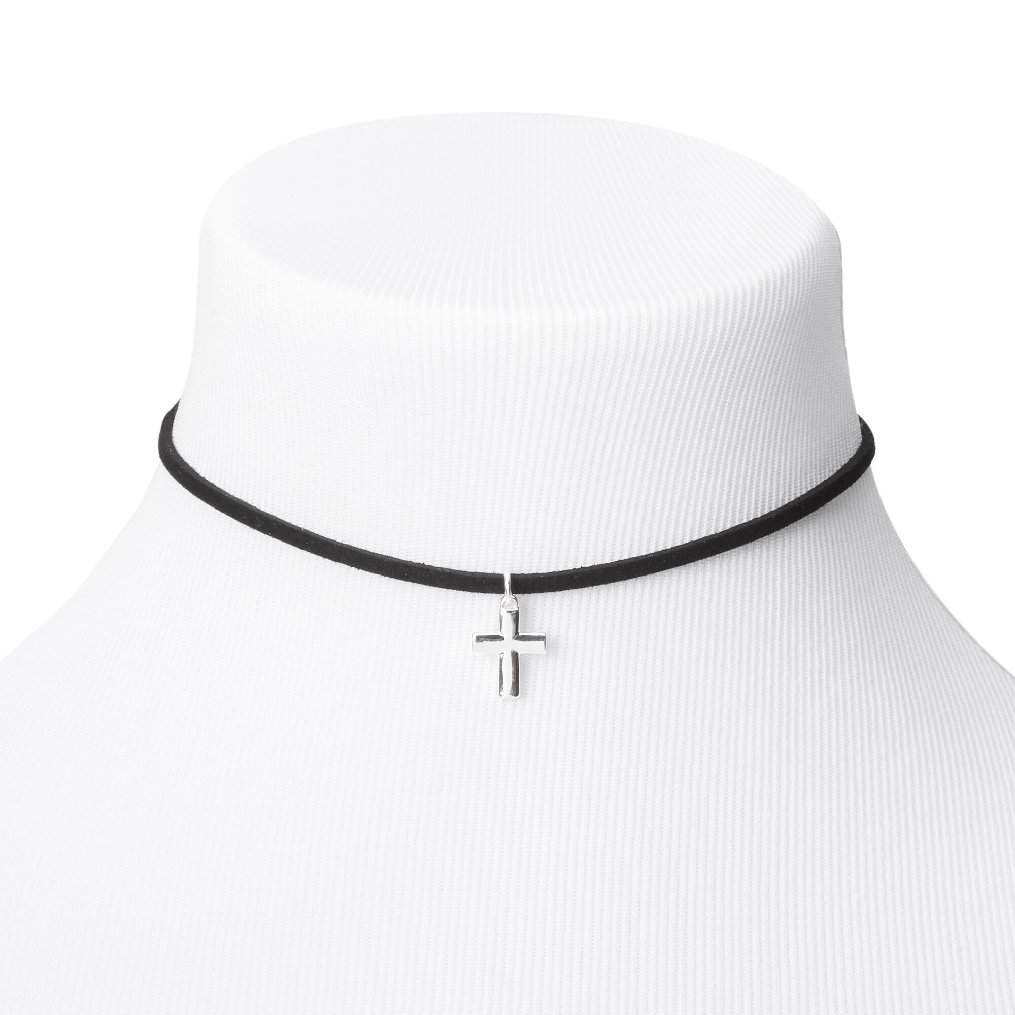 Cross choker necklace hot sale
