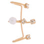 Gold 1&quot; Pearl Ear Cuff,