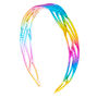 Rainbow Glitter Weave Headband,