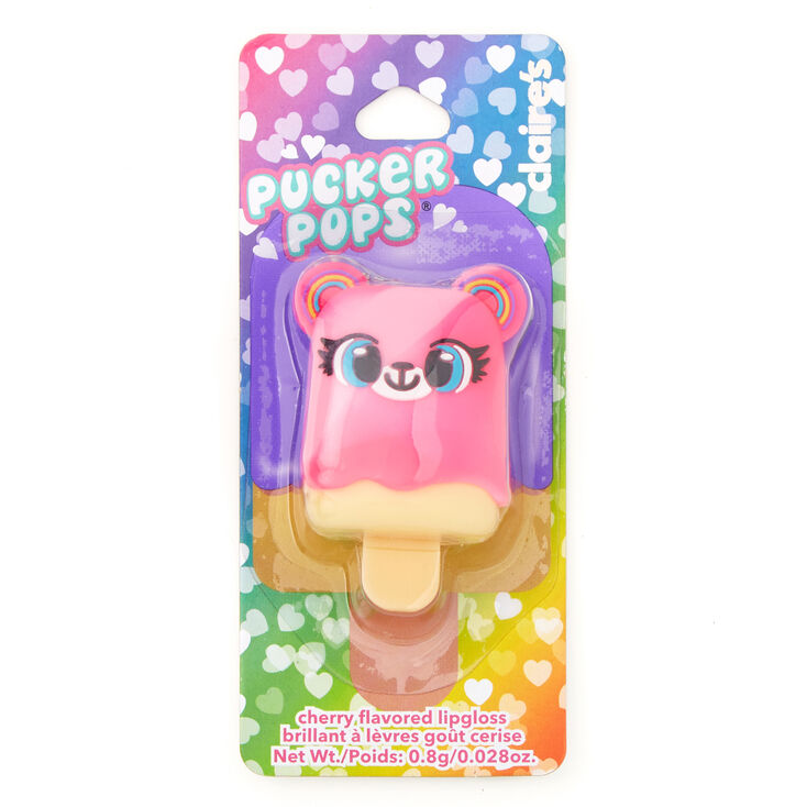 Pucker Pops Izzy the Bear Lip Gloss - Cherry,