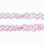 Best Friends Fuzzy Cats Tattoo Choker Necklaces - 2 Pack,