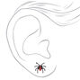 Spider Stud Earrings - Black, 3 Pack,
