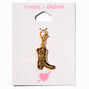 T H E M E x Claire&#39;s Gold-tone Cowboy Boot Charm,