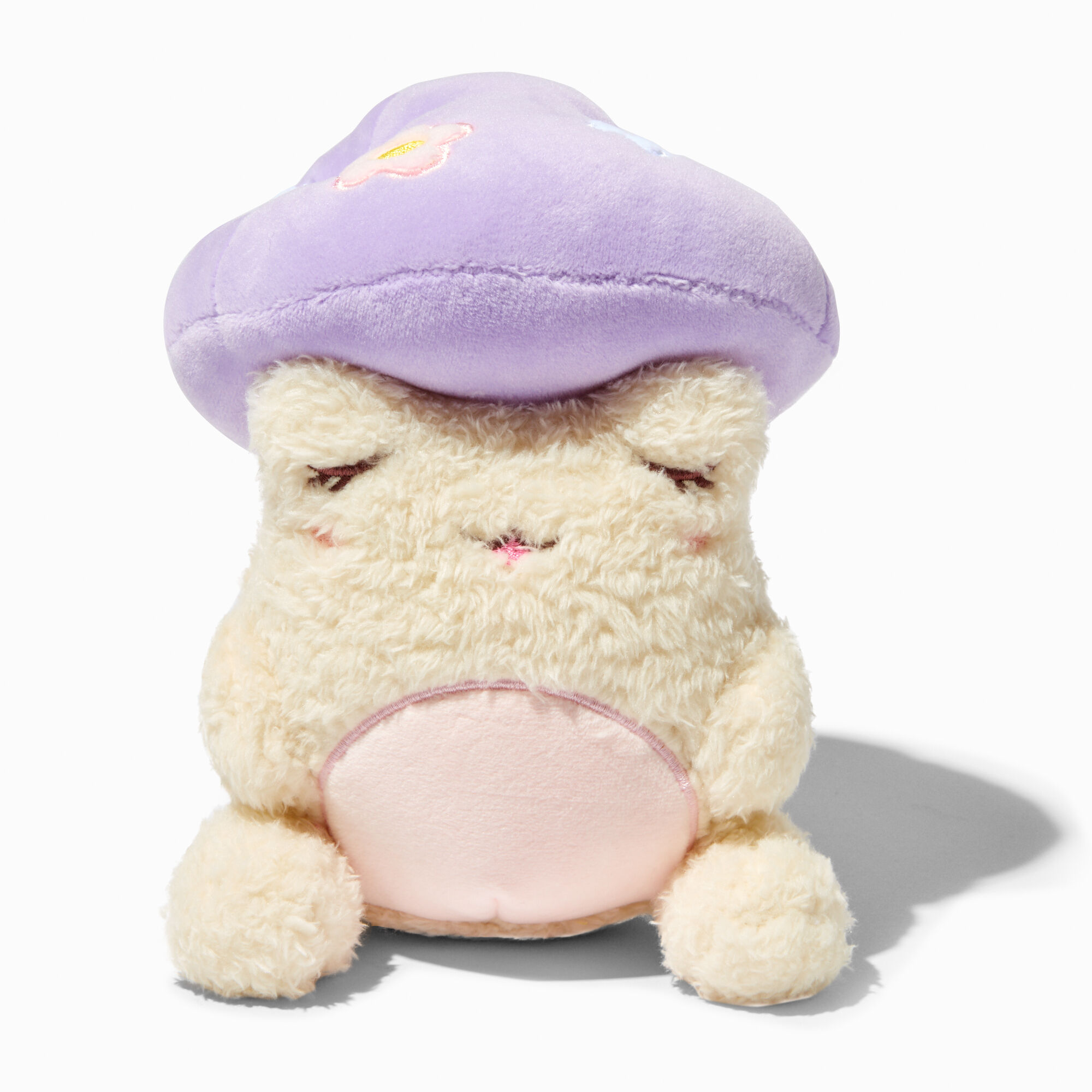 View Claires plush Goals By Cuddle Barn 8 Lavender Toadstool Frog Wawa Plush Toy information