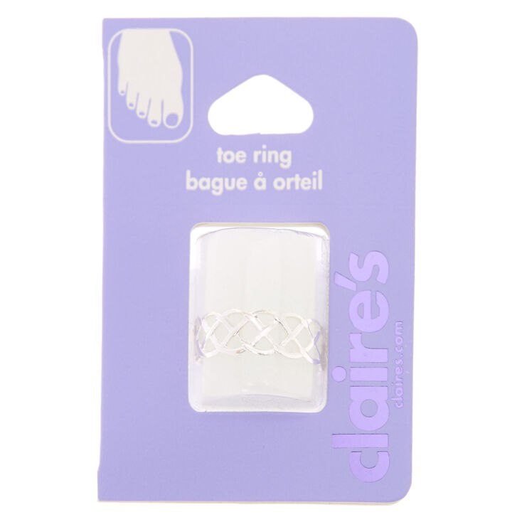 Silver Celtic Knot Toe Ring,