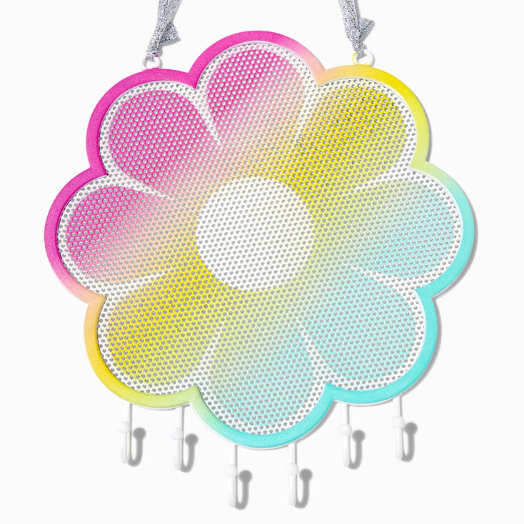 Rainbow Daisy Hanging Jewellery Holder,