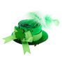 Sequin Irish Hat Fascinator - Green,