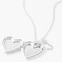 Claire&#39;s Club Glitter Unicorn Initial Locket Necklace - Pink, J,