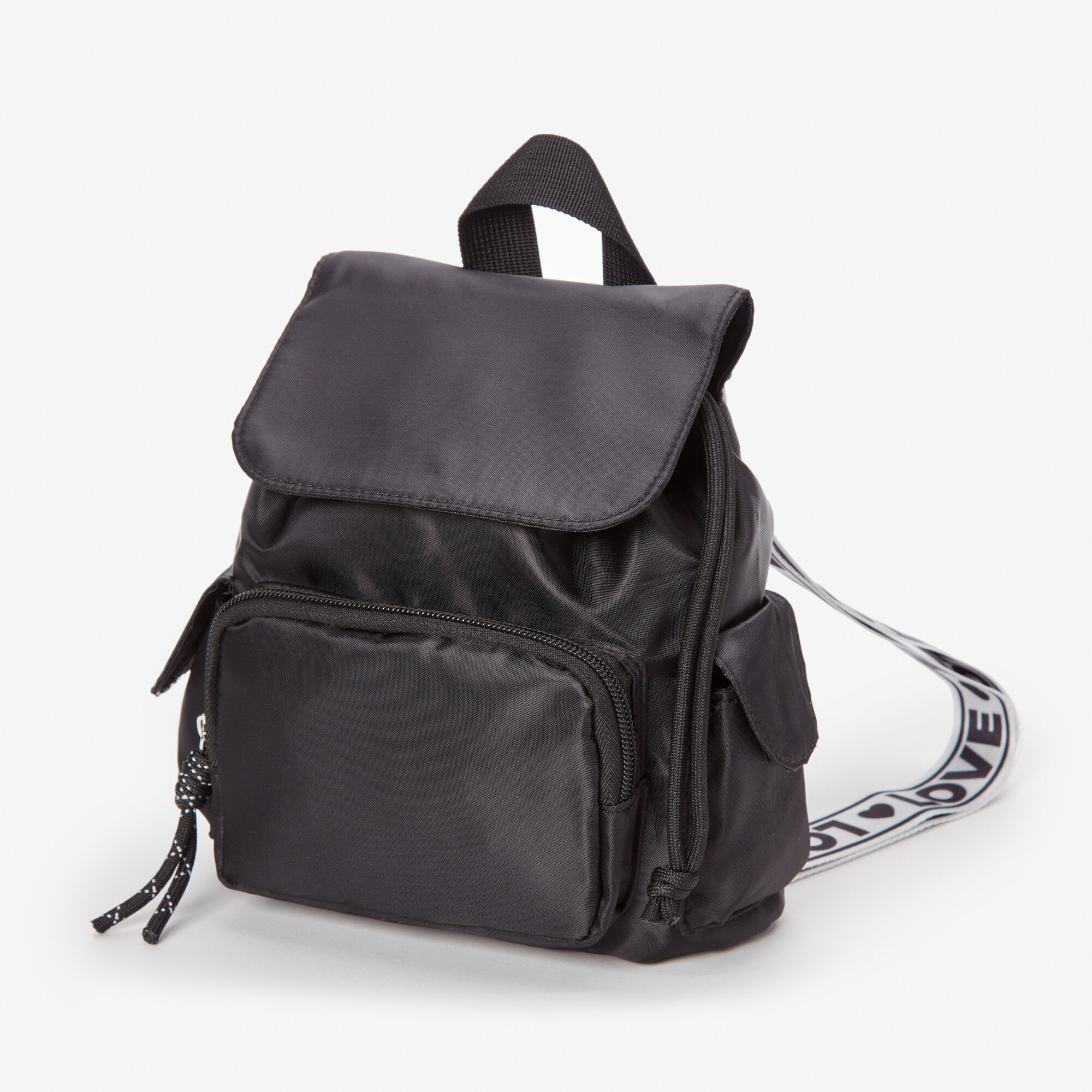 Mini sac dos Love noir