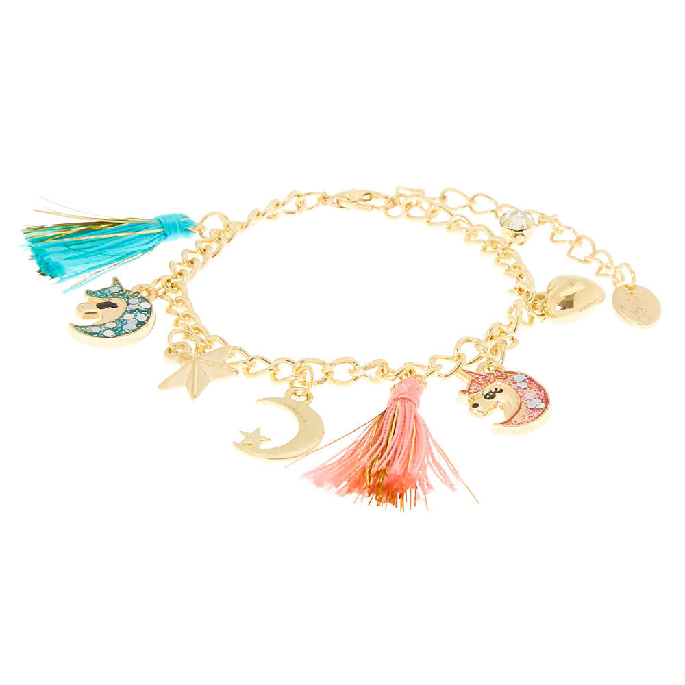 Tassel charm bracelet hot sale