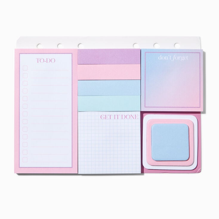Pink Ombr&eacute; Sticky Note Pack - 10 Pack,