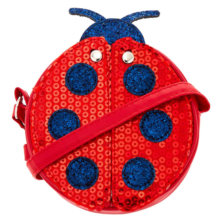Claire&#39;s Club Ladybug Crossbody Bag - Red,