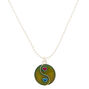 Silver Mood Yin Yang Pendant Necklace,