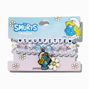 The Smurfs&trade; Claire&#39;s Exclusive Smurfette Stretch Bracelet Set - 3 Pack,