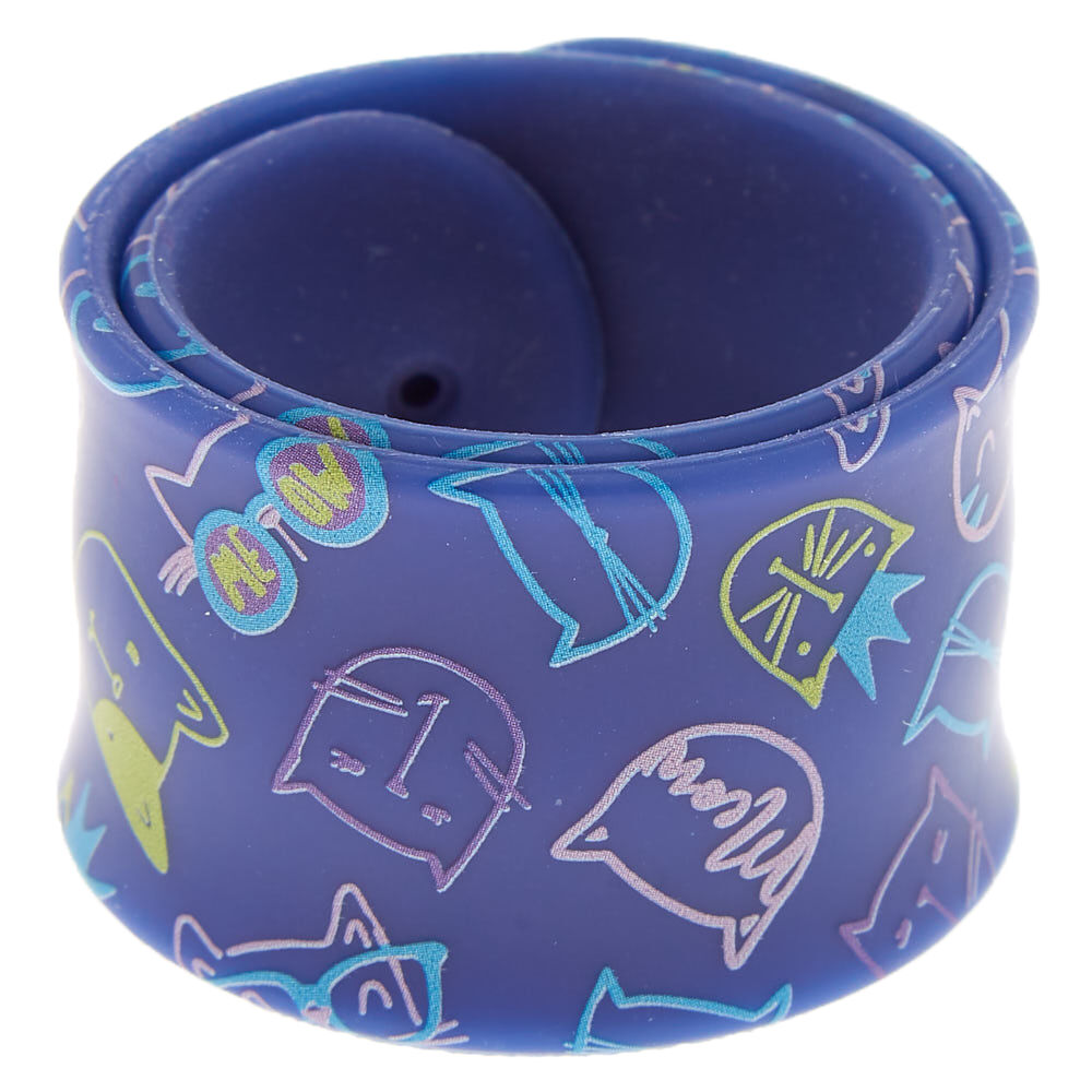 Colour Changing Cat Slap Bracelet - Blue,