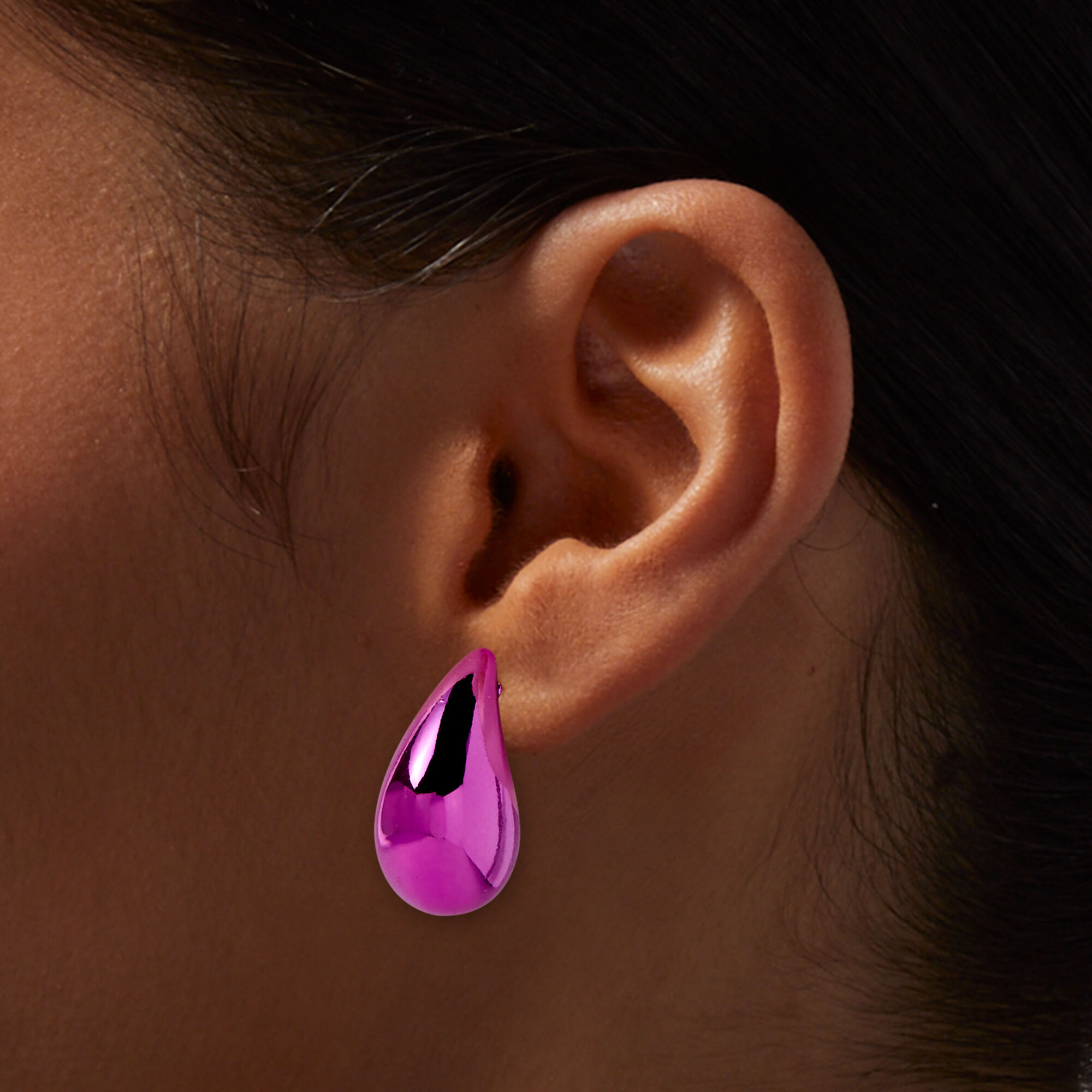 Mean Girls x Claire s Pink Bubble Teardrop Stud Earrings Claire s US