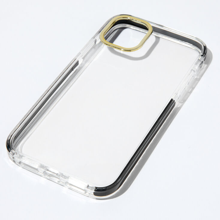 Black Trim Clear Phone Case - Fits iPhone&reg; 11,