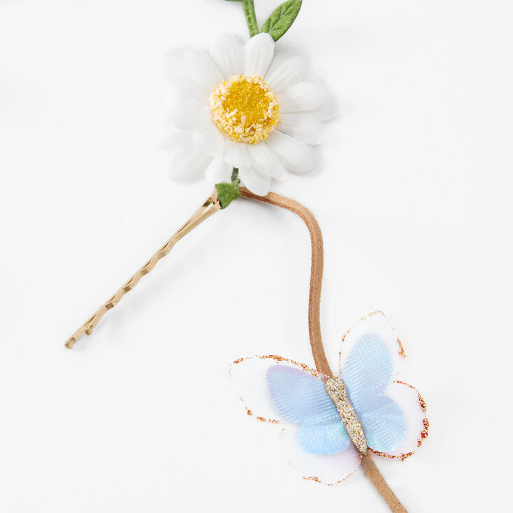 Daisy Butterfly Strand Hair Pin,