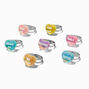Claire&#39;s Club Valentine&#39;s Day Conversation Heart Rings - 7 Pack,