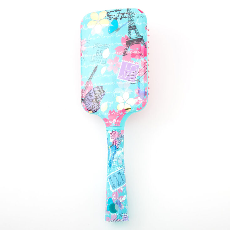 Travel Butterfly Paddle Hair Brush - Mint,