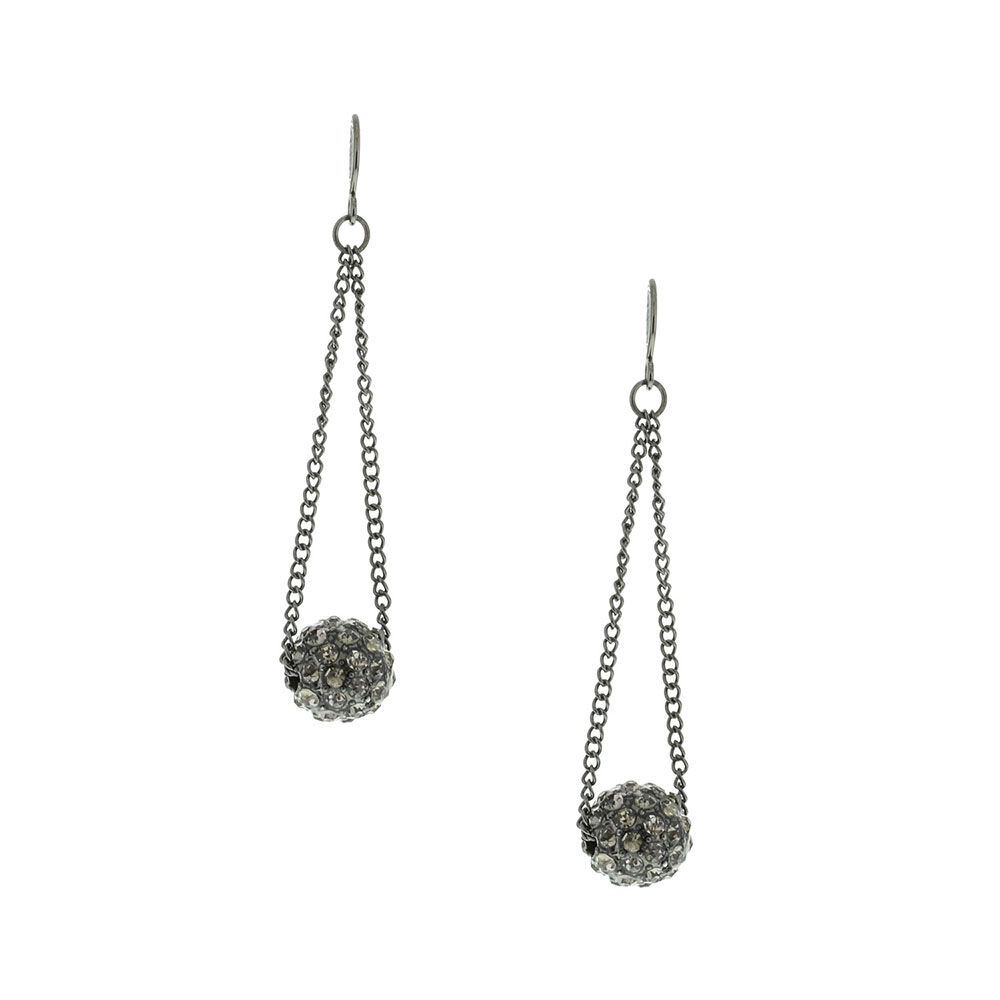 Faux Pearl Gold Hooped Drop Earrings,