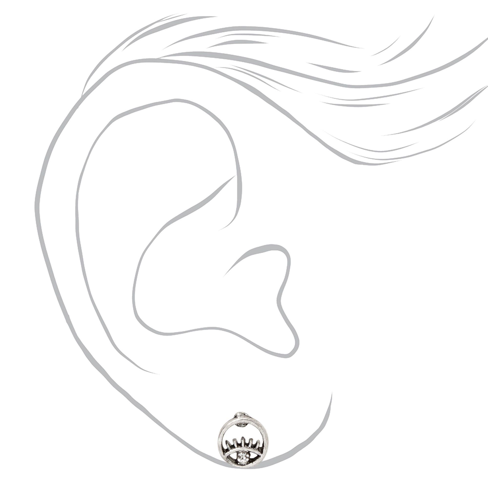 Gold Black & Gold Textured Stud Earrings - 20 Pack,
