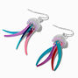 Marble Jellyfish 1&quot; Drop Earrings ,