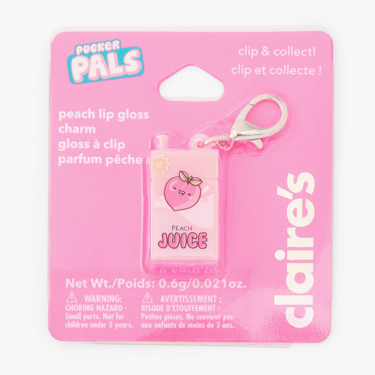 Pucker Pals Juice Box Lip Gloss Charm,