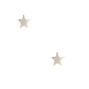 Sterling Silver Star Stud Earrings,