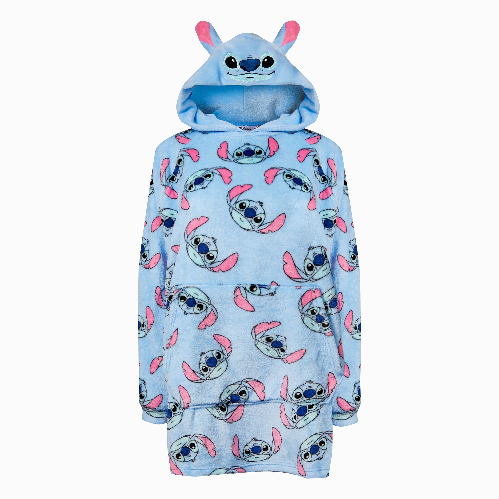 Disney Stitch Claire's Exclusive Slumber Party Hoodie Blanket,