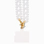 Beaded Pearl Crossbody Phone Strap,