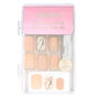 Matte Marble Square Faux Nail Set - Pink, 24 Pack,