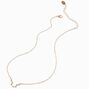 Gold-tone Zodiac Constellation Pendant Necklace - Aquarius,