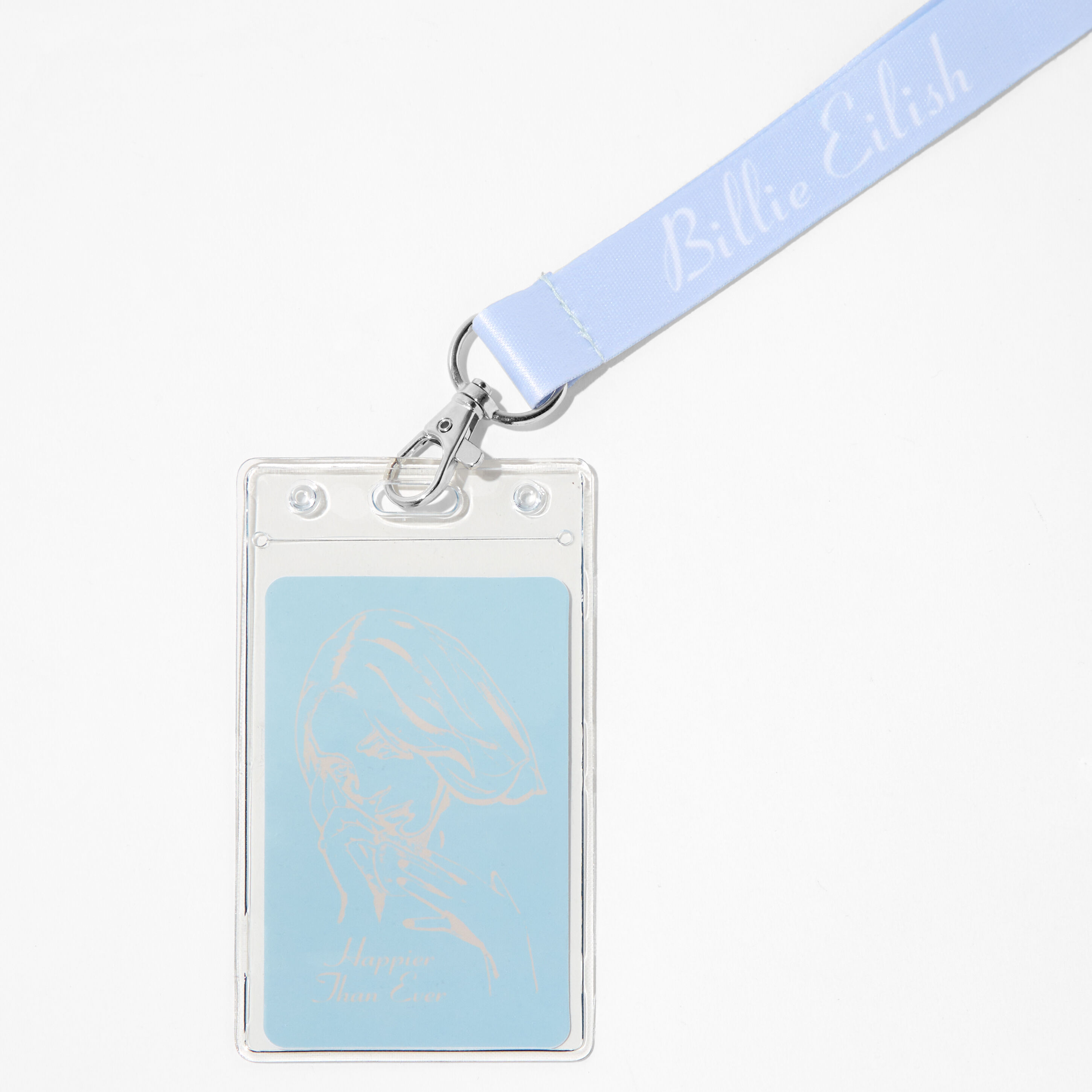Billie Eilish Happier Than Ever Lanyard - Blue,