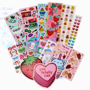 Pipstickers&reg; Girly Super Sparkly Sticker Sheet Set - 9 Pack,