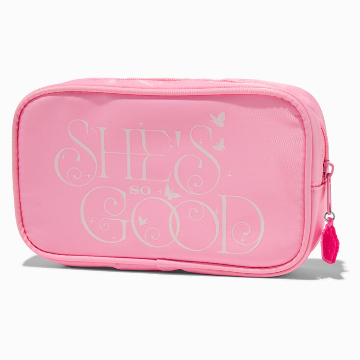 Wicked&trade; Claire&#39;s Exclusive &quot;So Popular&quot; Pink Makeup Bag,
