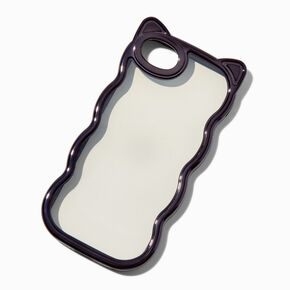 Black Cat Trim Wavy Phone Case - Fits iPhone&reg; 6/7/8/SE,